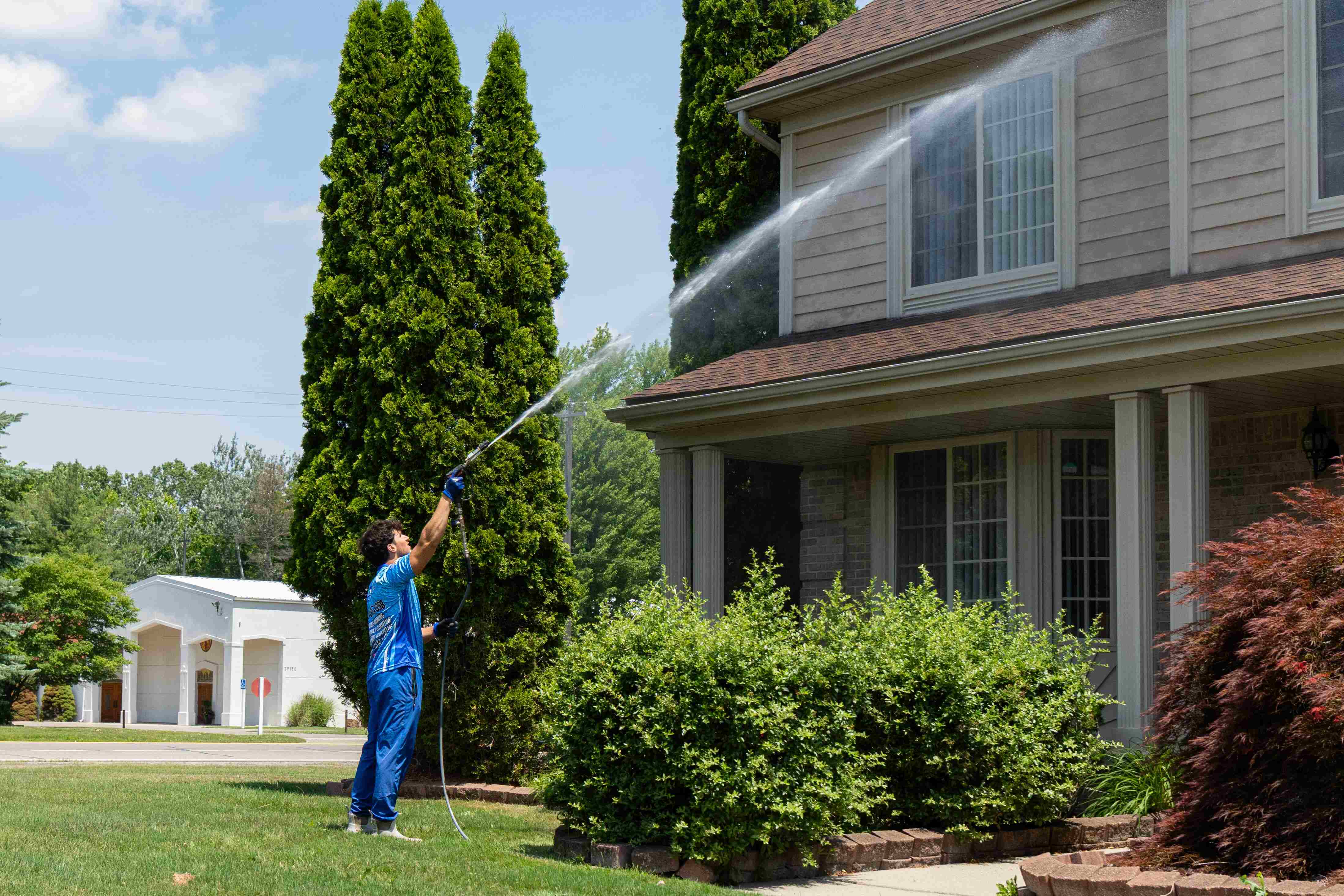 Professional power washing service in Metro Detroit by A to Z Power Washing