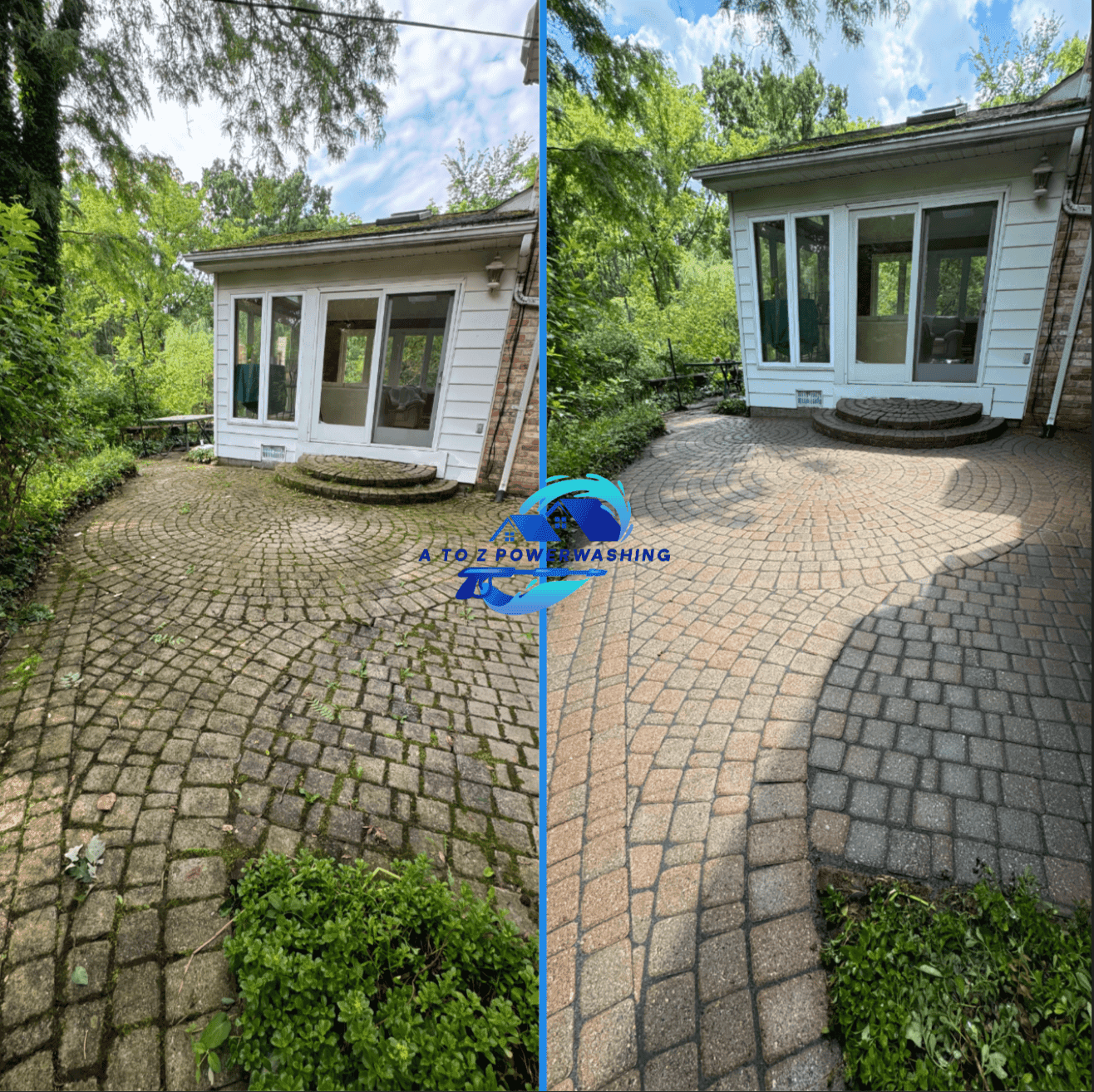 Patio cleaning and paver sealing service in Metro Detroit Michigan